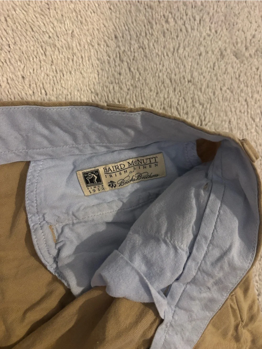 Brooks Brothers Khaki Tan Hybrid Shorts